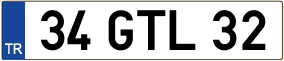 Truck License Plate